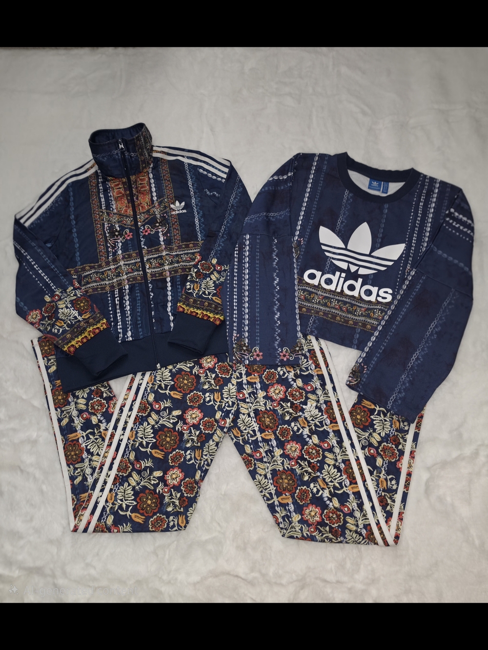 Adidas x Farm Rio Cirandeira Firebird Track Jacket, Pullover, & Leggings | L - Picture 9 of 10